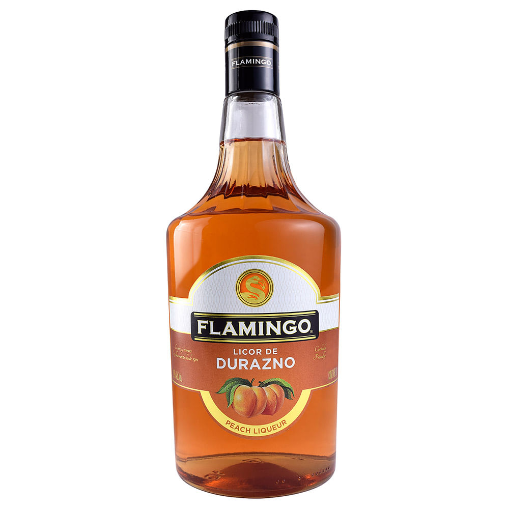 LICOR FLAMINGO DURAZNO 1L