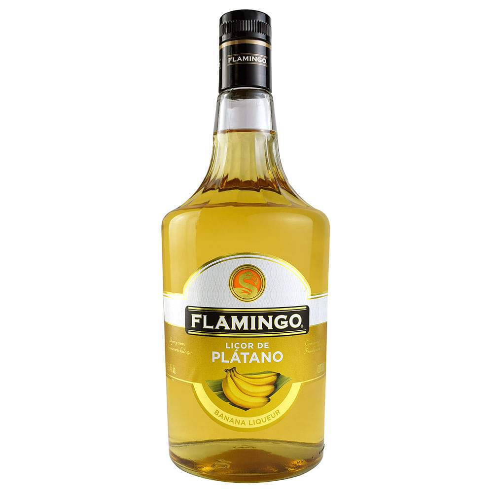 LICOR FLAMINGO PLATANO 1L