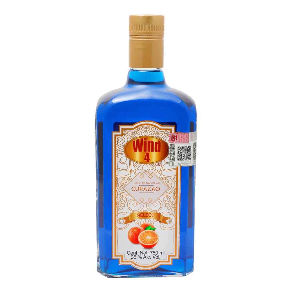 LICOR WIND 4 CURAZAO 750ML