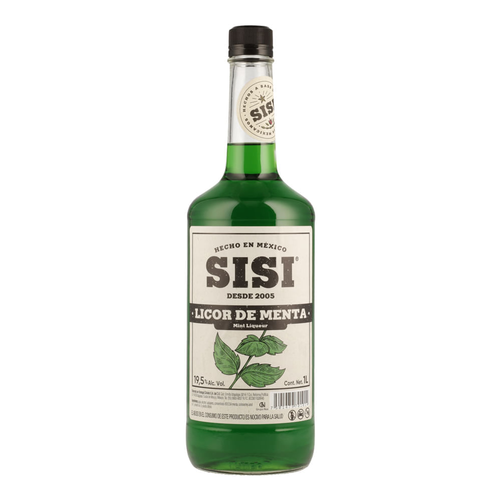 LICOR SISI MENTA VERDE 1L
