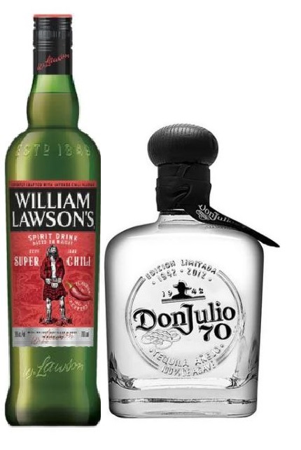 WHI WHILLIAM CHILLI 700 ML & DON JULIO 70 700 ML