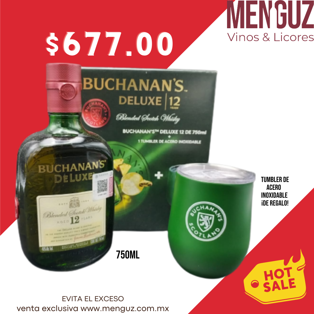 WHISKY BUCHANANS 12 750ML