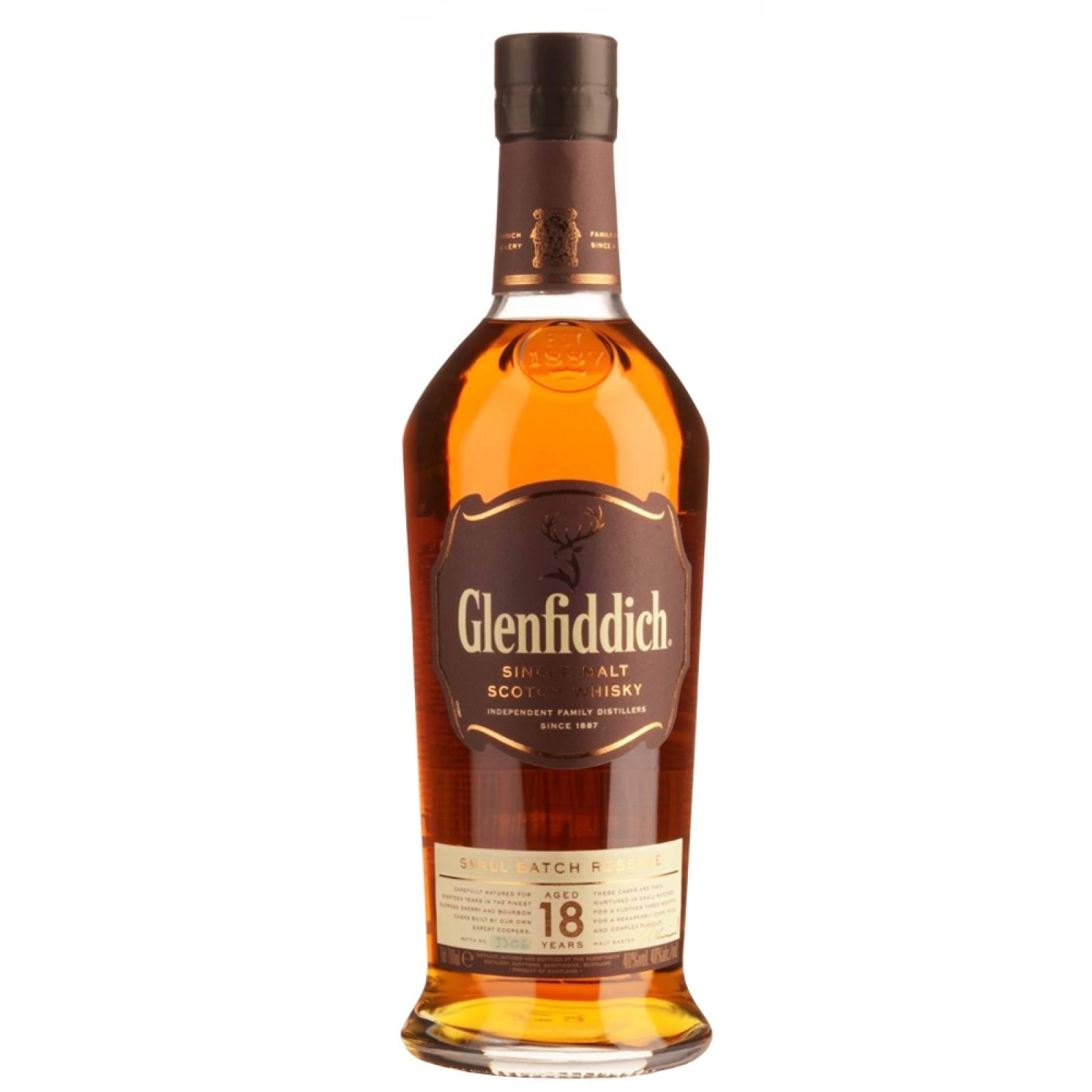 WHISKY GLENFIDDICH 18 AÑOS 200 ML