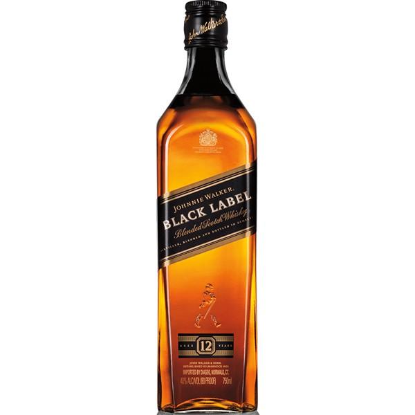 WHISKY JHONNIE WALKER BLACK LABEL 750ML