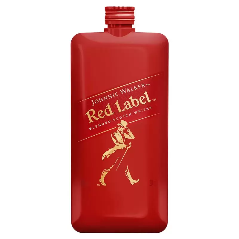 WHISKY JHONNIE WALKER RED LABEL POCKET 200ML