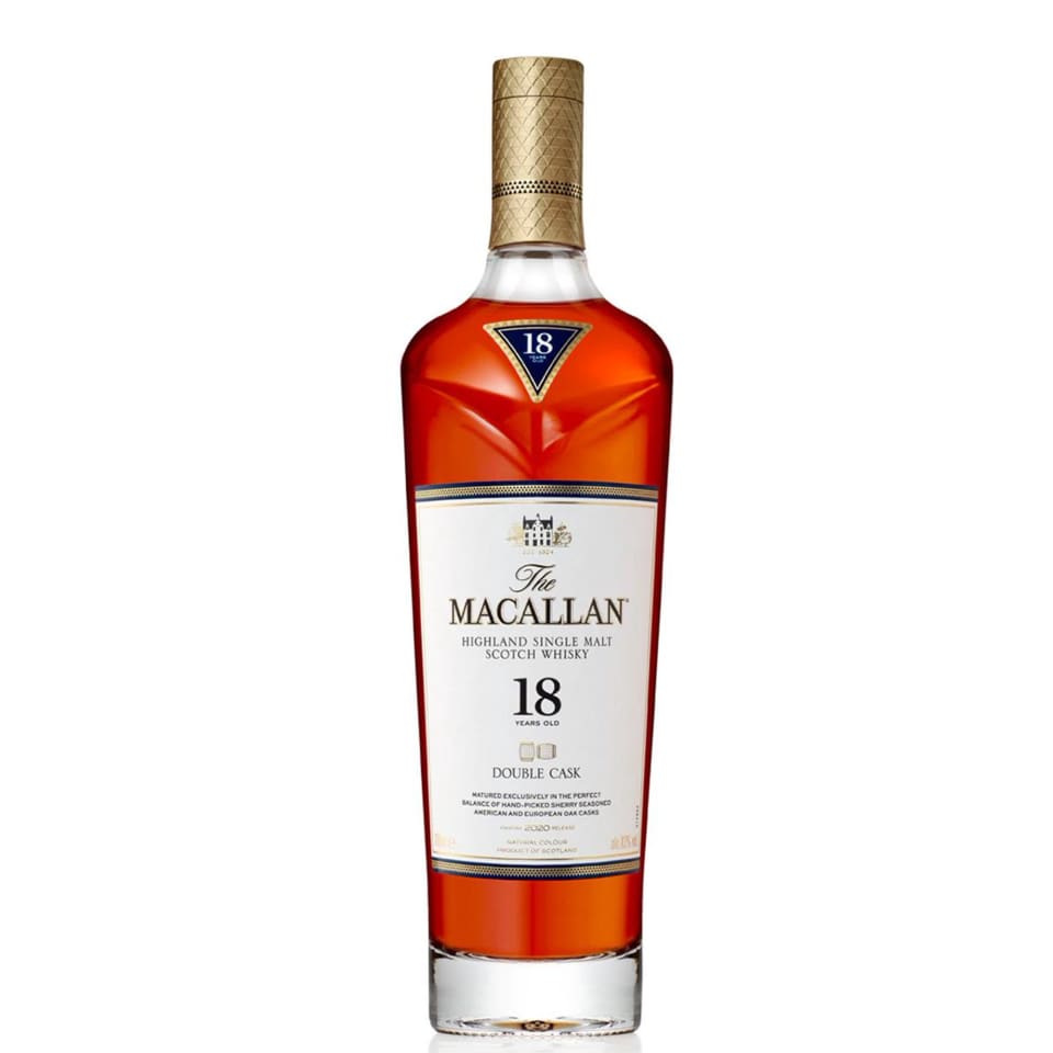 WHISKY MACALLAN 18 DOBLE AÑOS 700ML