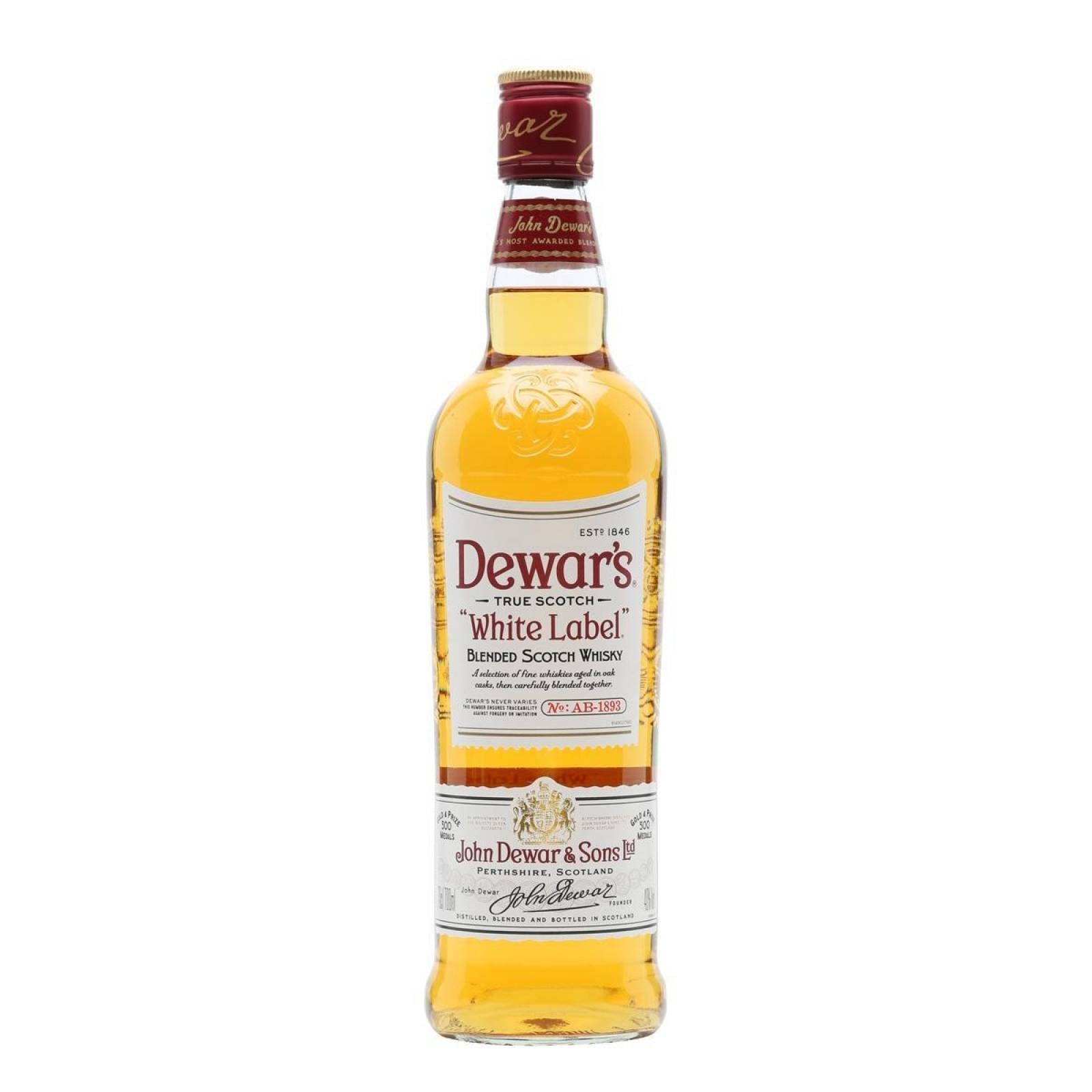 WHISKY DEWARS WHITE LABEL 750ML