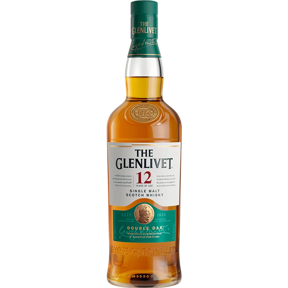 WHISKY GLENLIVET 12 AÑOS 375ML